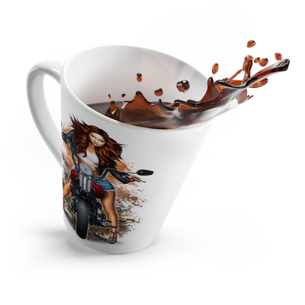 "LADY RIDER" Latte mug