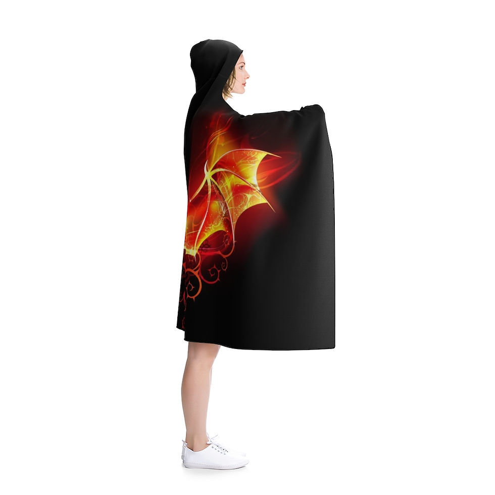 Thumbnail: WINGS OF FIRE ~ Hooded Blanket