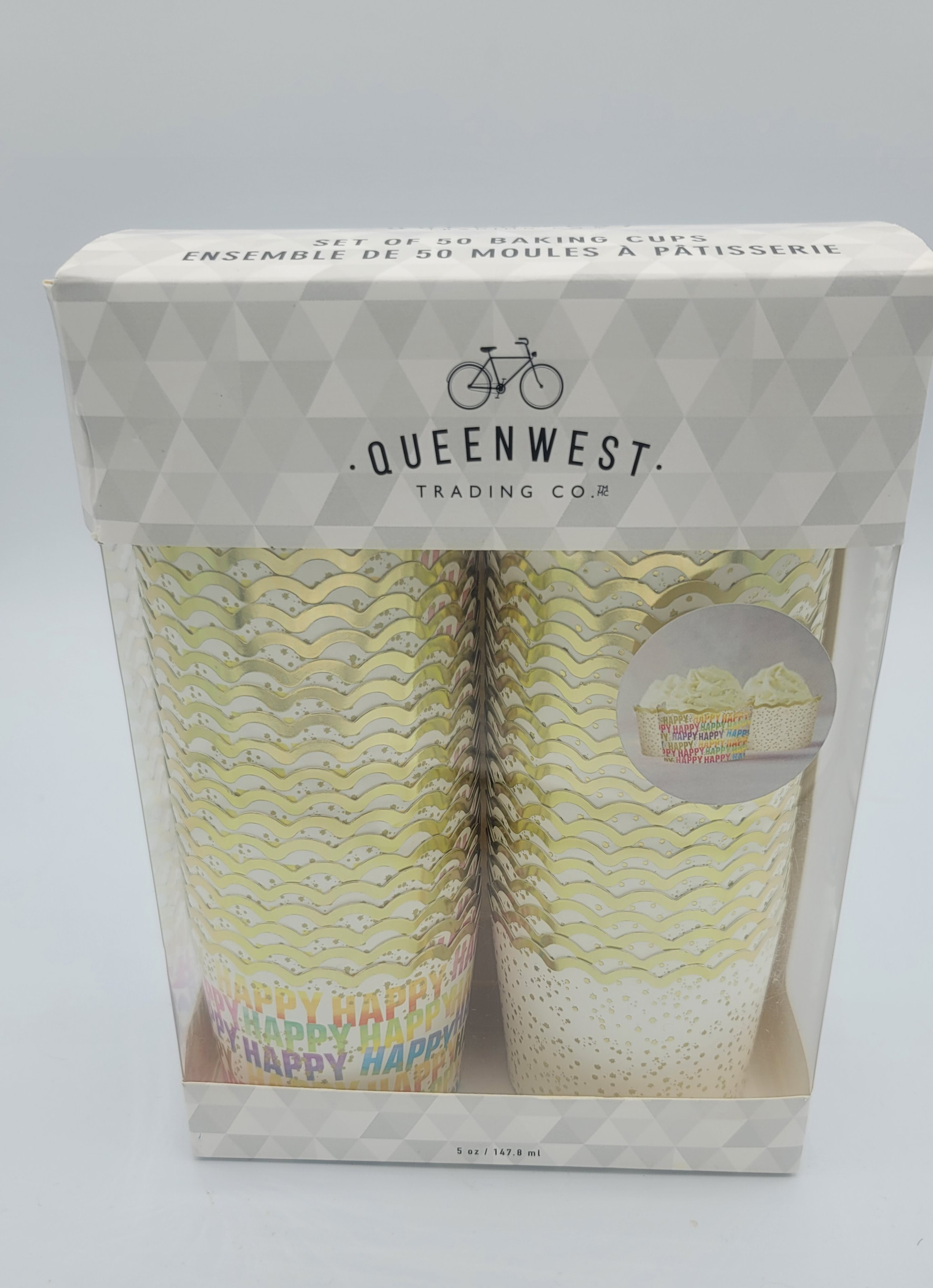 Happy Birthday - 50 ct Paper Baking Cups/Snack Cups