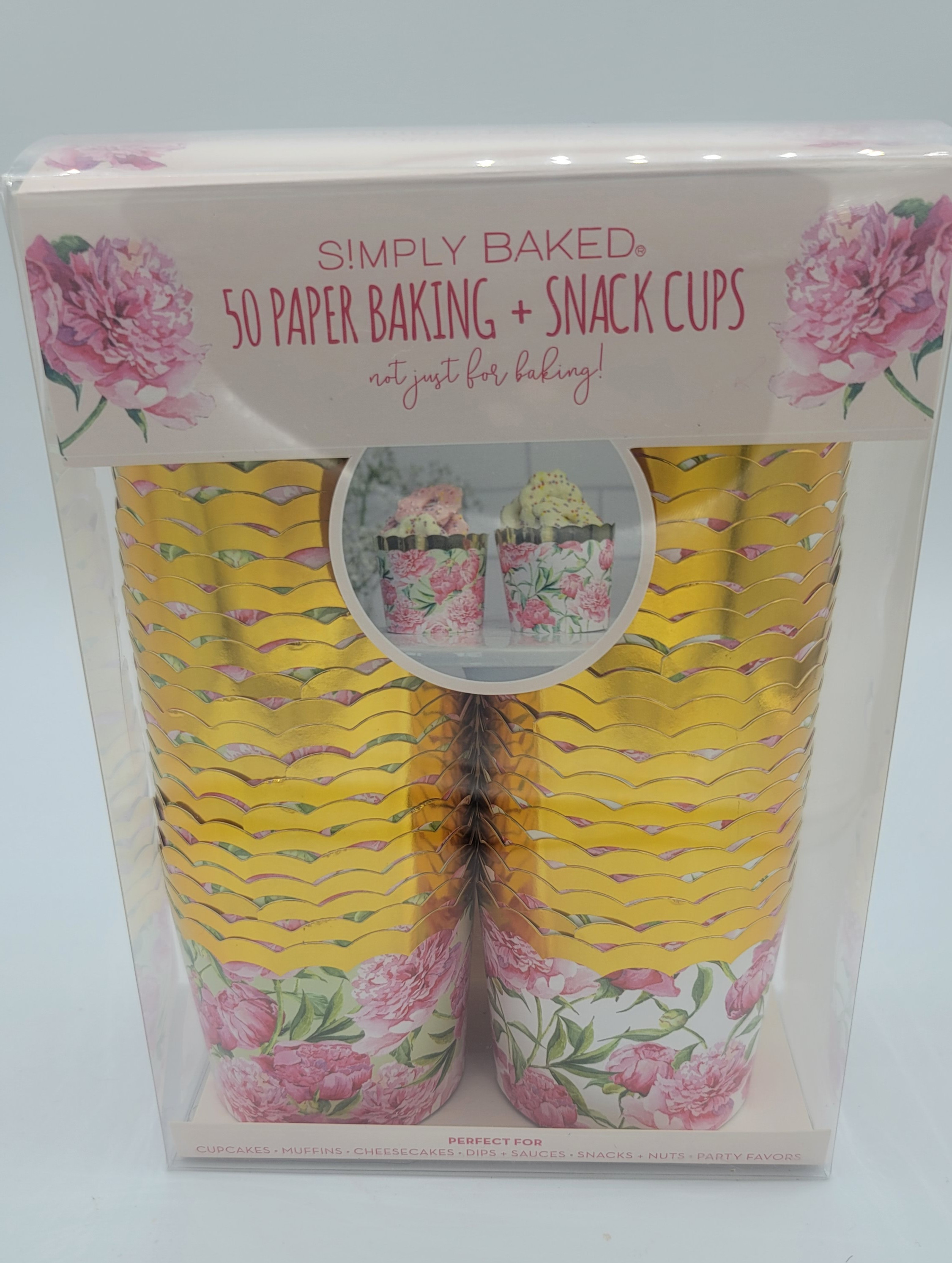 Pink Hydrangea - 50 ct Paper Baking Cups/Snack Cups