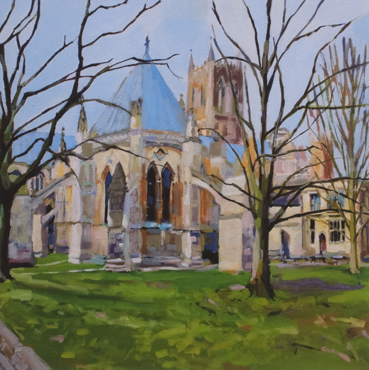 Gill Vines - Lincoln Cathedral, Early Spring