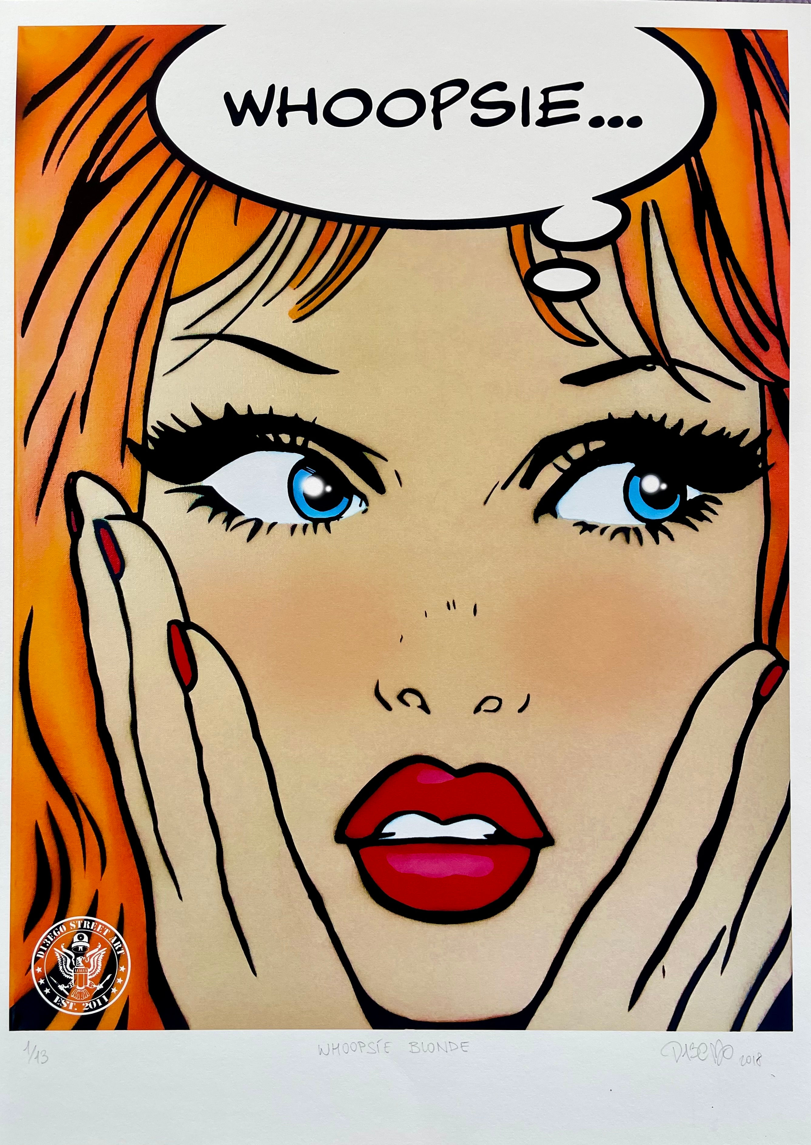 WHOOPSIE Orange (Print #1/13)