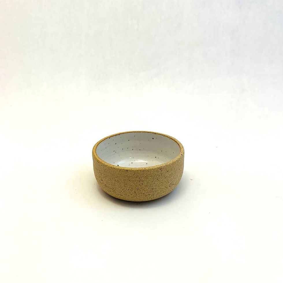 Mini bowl, angled top view