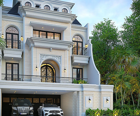 Classic Luxury Villa Building with 4 Floors 