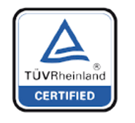 TUV Rheinland certified