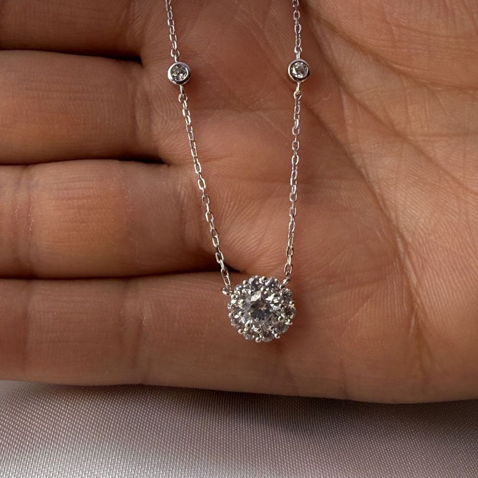 Colar Lumi Cristal Radiante