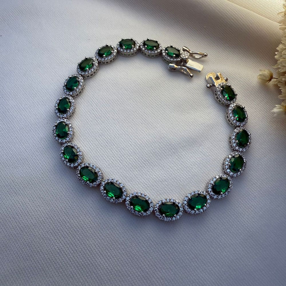 Pulseira Verde Esmeralda