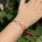 Pulseira de Fio de Seda com Pingente São Bento