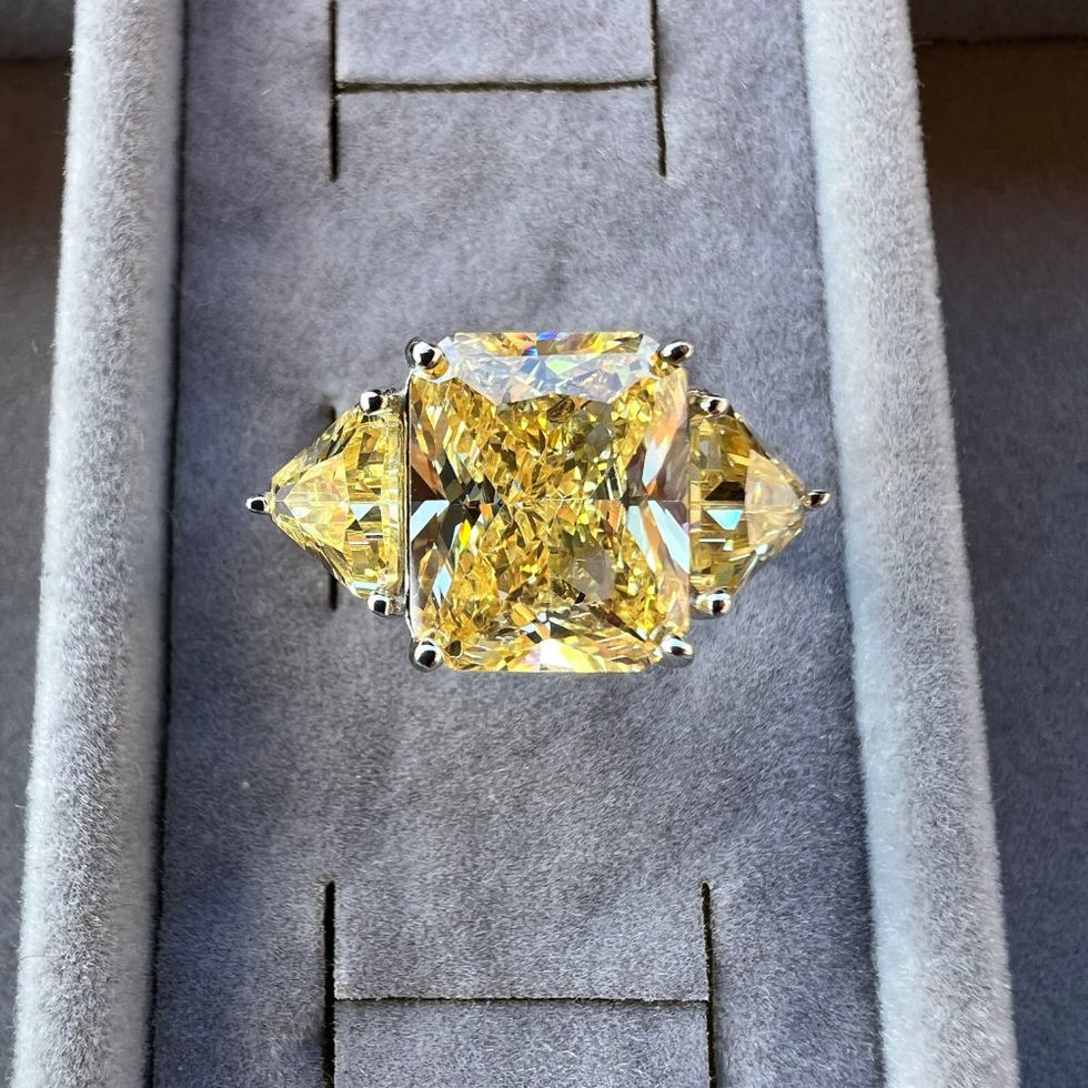 Anel Yellow Fancy Royale