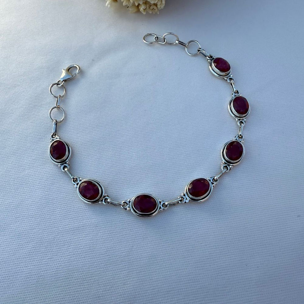 Pulseira Clássica Rubi Royale