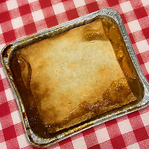 Peach cobbler