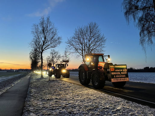 Weitere Versammlung von Landwirten am morgigen Donnerstag