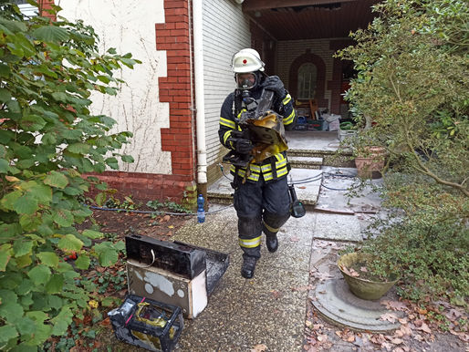 Küchenbrand in Hermannsburg: Eine Person verletzt