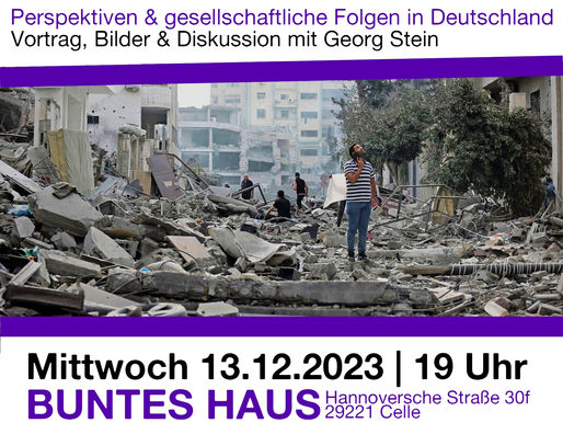 Vortrag: Eskalation in Nahost - Perspektiven & gesellschaftliche Folgen in Deutschland