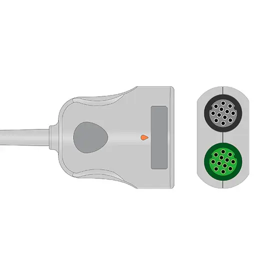 Thumbnail: GE/Corometrics Compatible ECG Trunk Cable - GE-1442AAO