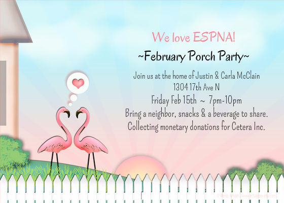 February Porch Party