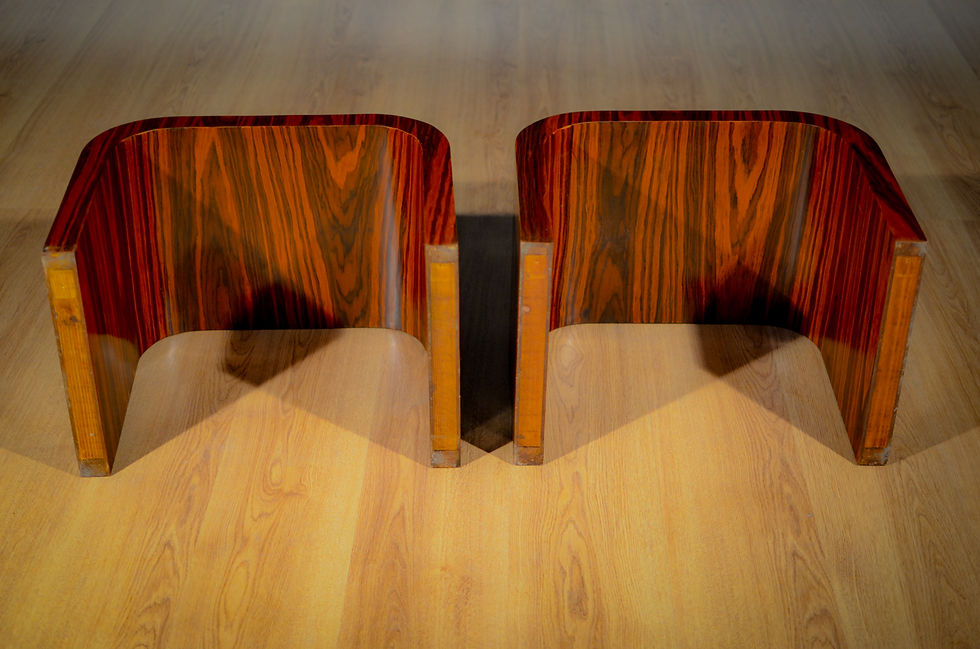 Thumbnail: Pair of Art Deco stools