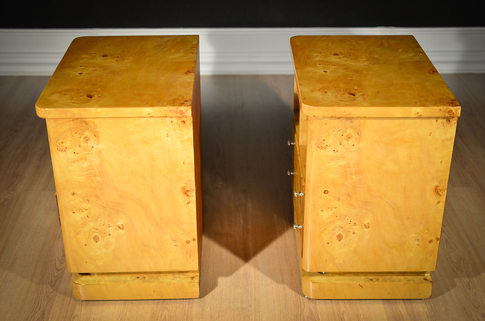 Thumbnail: Pair of Art Deco Nightstands