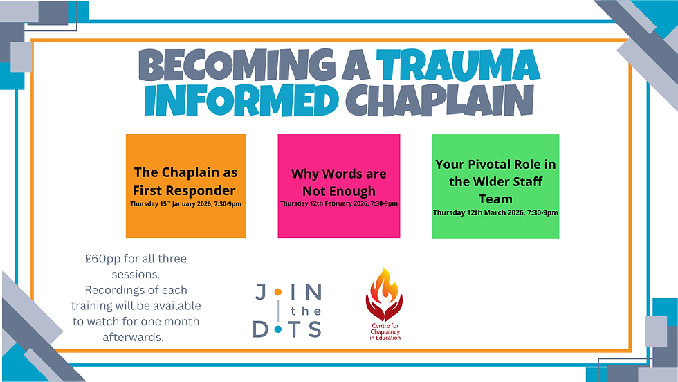 Becoming a Trauma Informed Chaplain