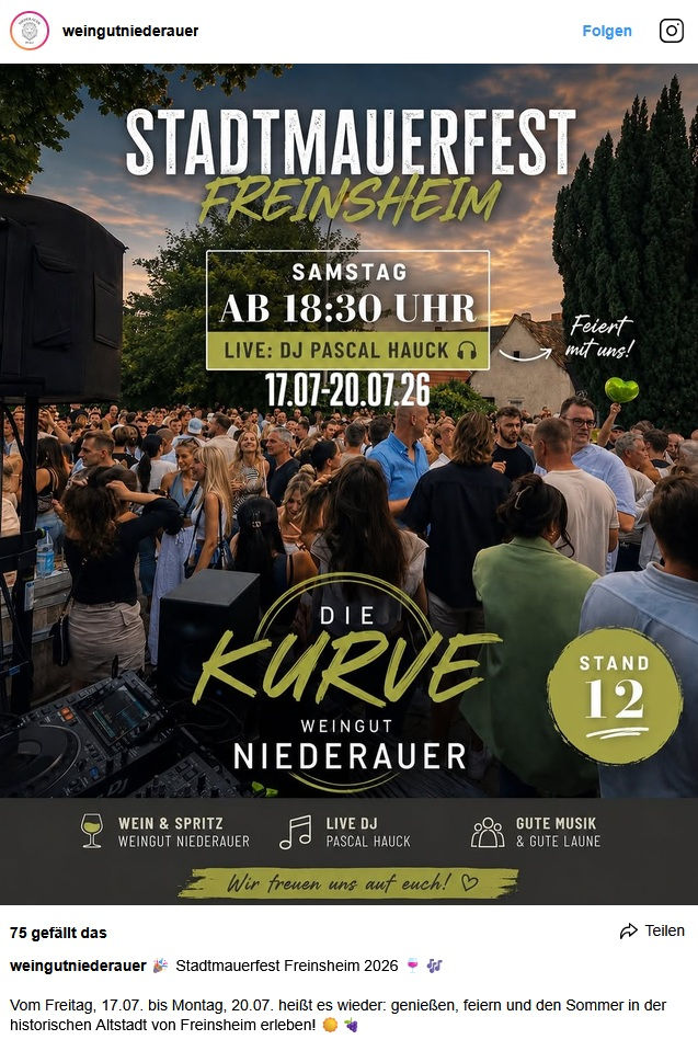 SOMMERPAUSE BEENDET