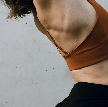 woman back bending