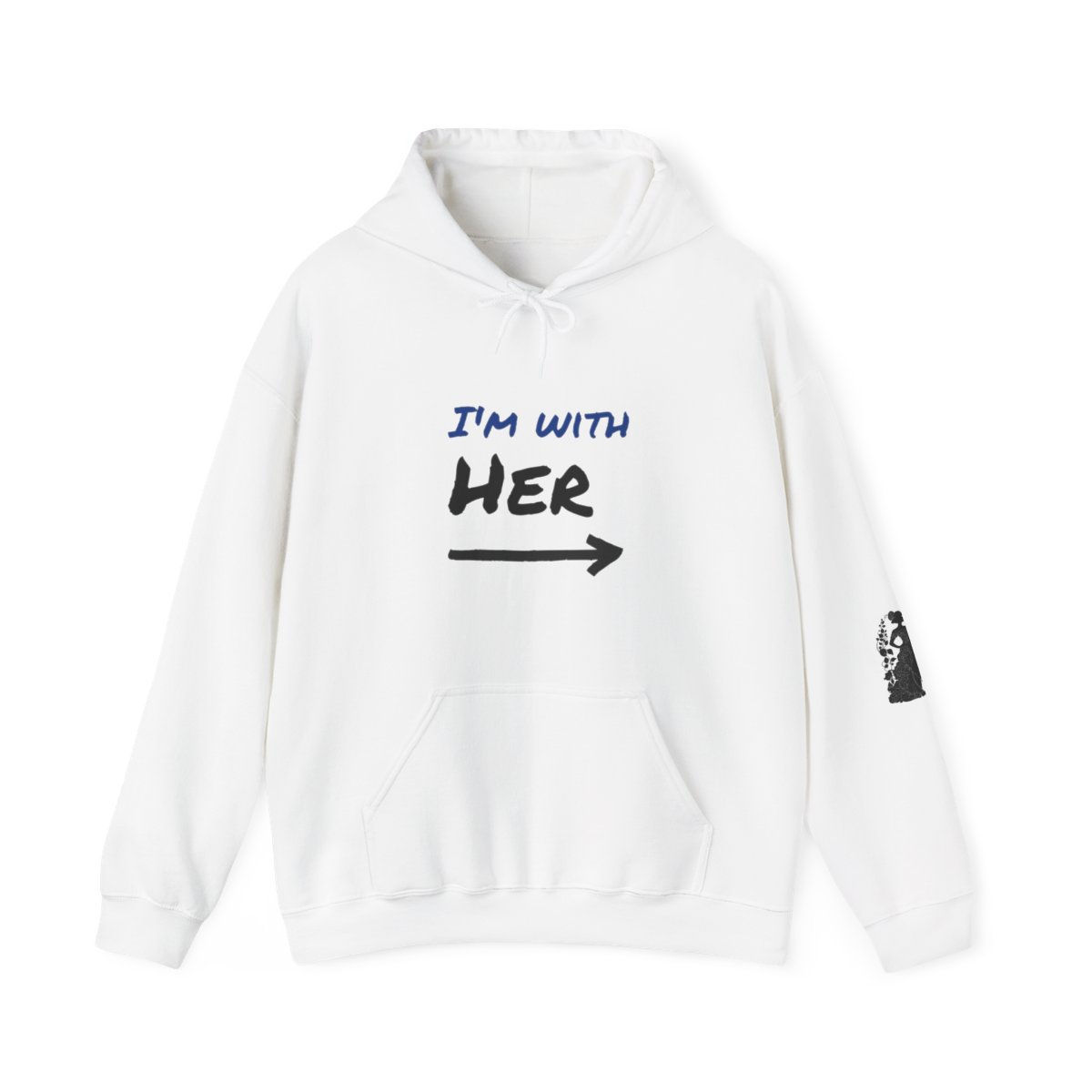 I'm With Her Unisex Heavy Blend™ Hooded Sweatshirt