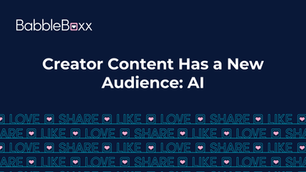 Navy Blog Cover with a like love share design