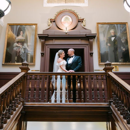 Trades Hall Glasgow - Bride and Groom