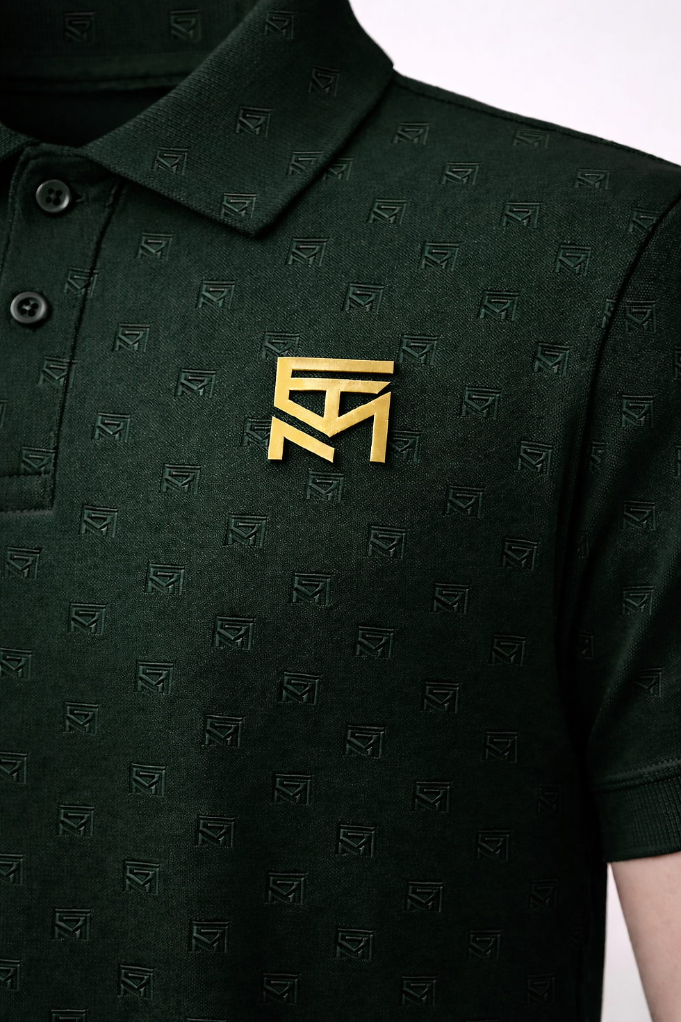EMORE SIGNATURE EMBROIDERED POLO SHIRT