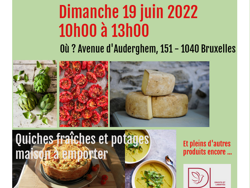 Marché DL - Ce dimanche 19 juin 2022 entre 10h et 13h00