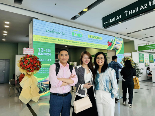 Ocean Marketing USA & Huong Thanh Noni representatives attended Hortex Expo 2024 in Ho Chi Minh City 