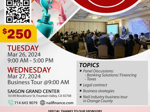 NFC Nail Finance Conference will take place March 26 at Saigon Grand Center