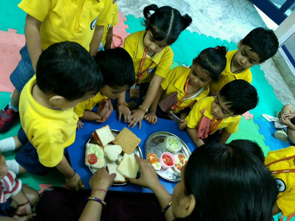 Salad making activity