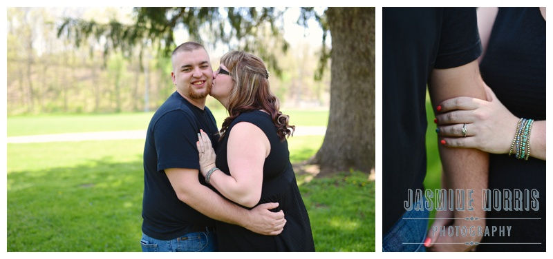 Delphi Indiana Riley Park Engagement Photographer Photography