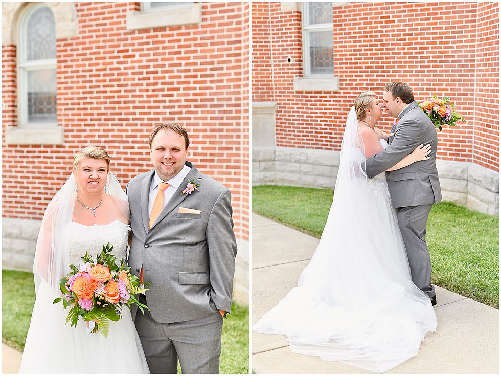 St Joseph Church Wedding Elwood Indiana Photographer Photography