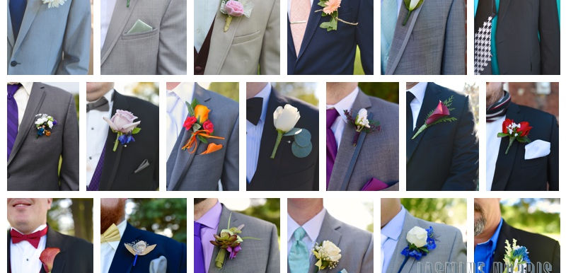 Boutonniere Inspiration- Wedding Wednesday