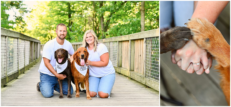Flat Fork Creek Engagement Fishers Indiana Photographer Photography