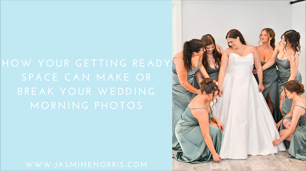 How Your Getting Ready Space Can Make or Break Your Wedding Morning Photos: Wedding Wednesday