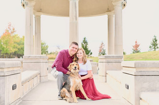 Carmel Indiana Coxhall Gardens Engagement Photographer