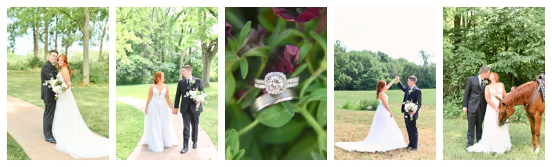 Blessed Sacrament and The Stables Lafayette Indiana Wedding: Faith & Wesley