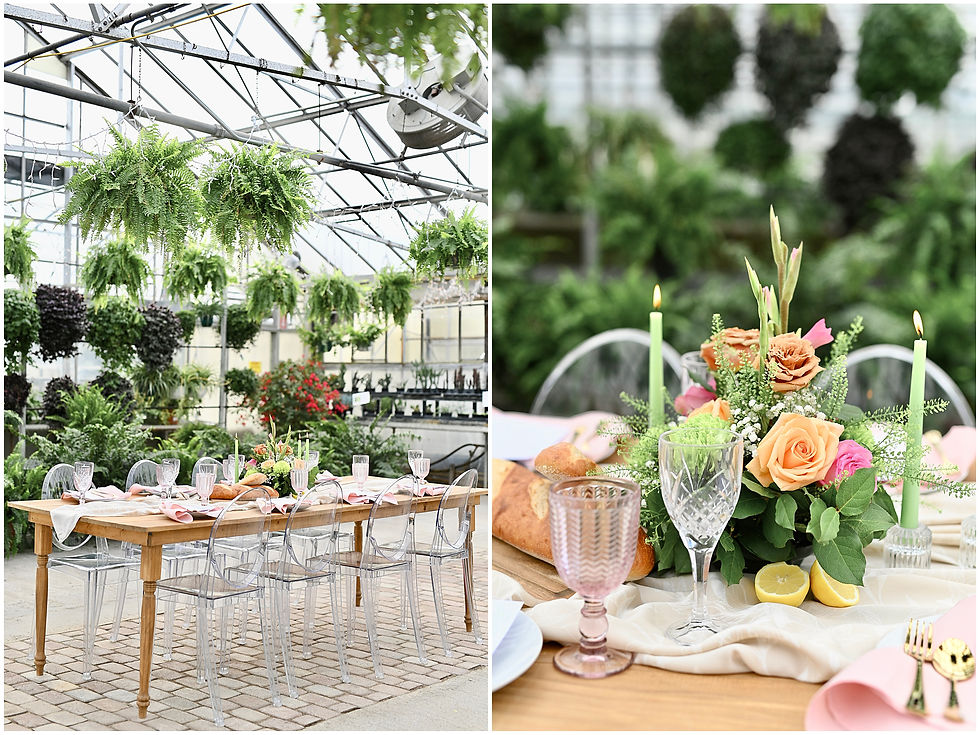 Bennett's Greenhouse Wedding Lafayette Indiana Hearts Arrow Events