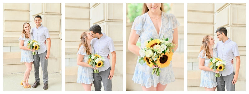 Lafayette Indiana Elopement Civil Ceremony: Angela & Dennis