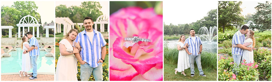 Lakeside Park Engagement Fort Wayne Indiana: Lydia & Juan