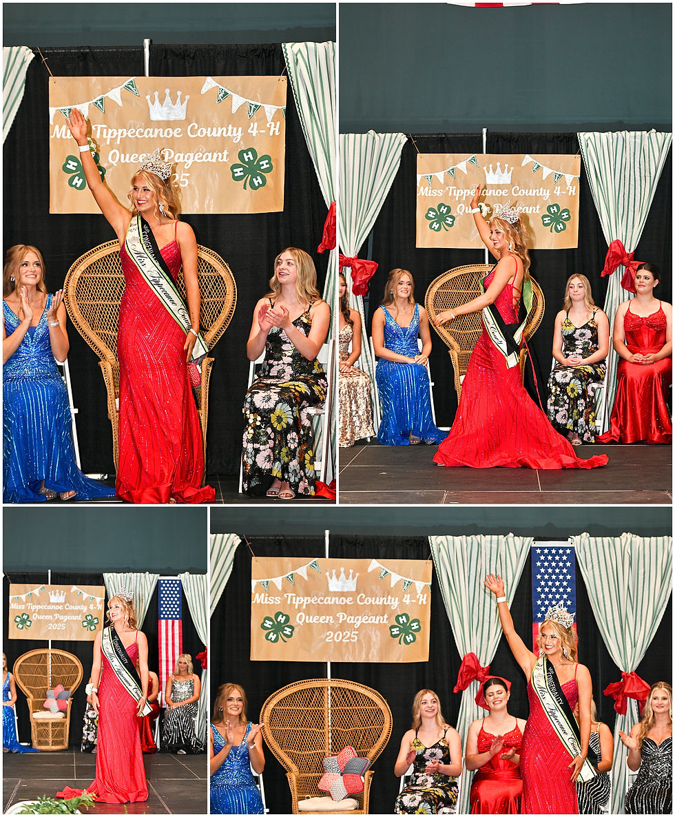 Miss Tippecanoe County 4H Queen Pageant 2025