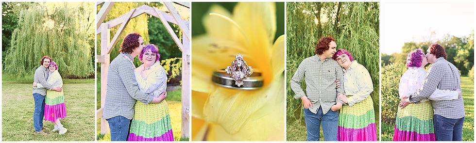 Wea Creek Orchard Engagement Lafayette Indiana: Elizabeth & Stevie