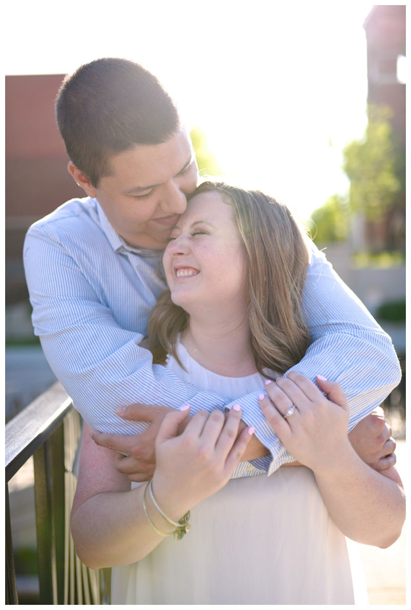 Downtown Indianapolis Indiana Canal Engagement Photographer Photography