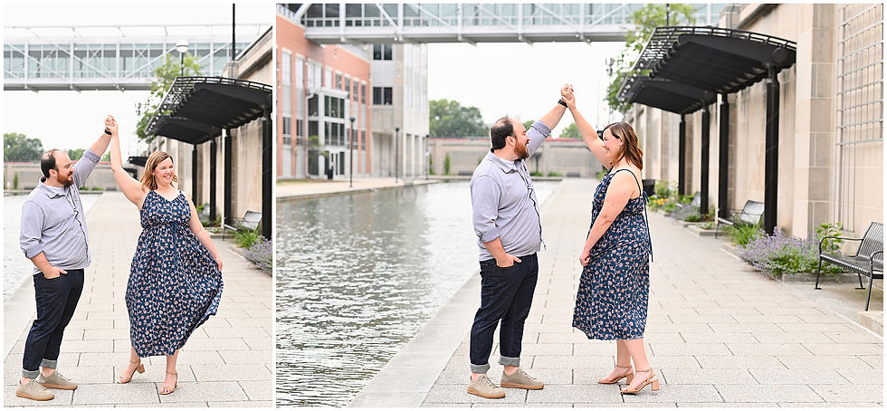 Indianapolis Canal Engagement White River State Park Photographer Photography