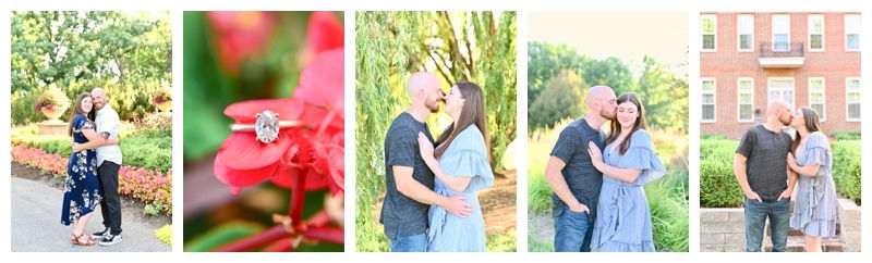 Coxhall Gardens Carmel Indiana Engagement: Lauren & David