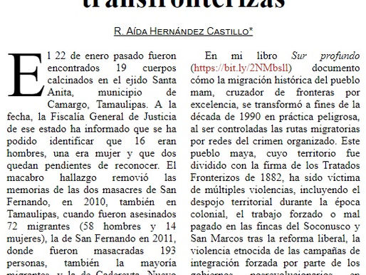 Migrantes indígenas, masacres y violencias transfronterizas