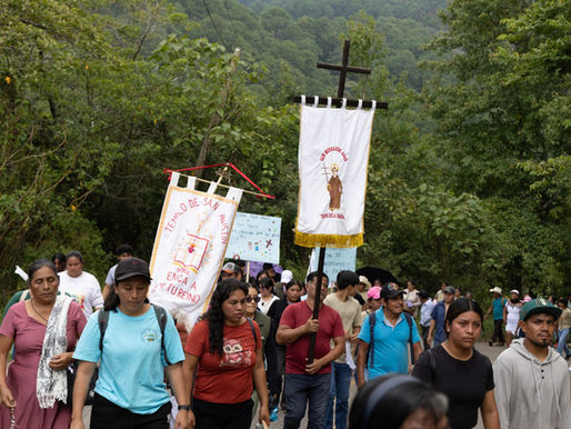 Pueblo zoque peregrina por el cuidado y la defensa de la casa común